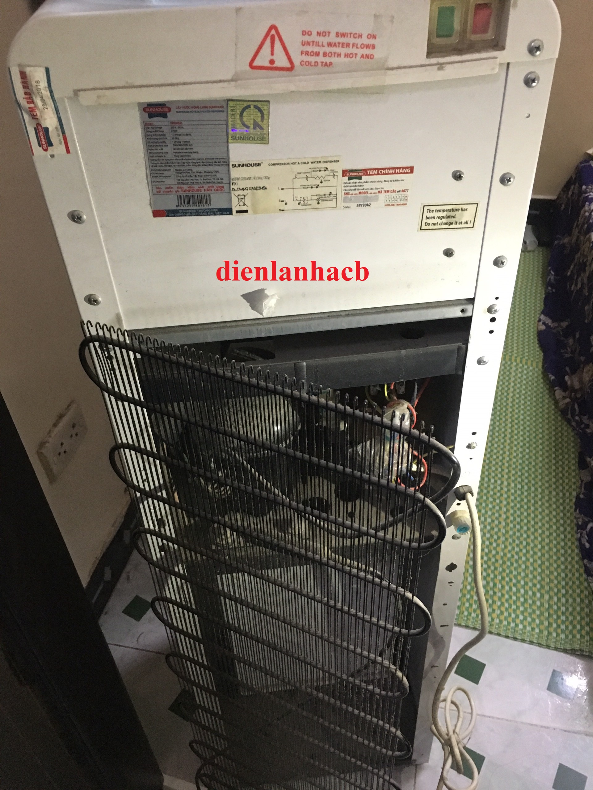 nhận sửa cây nước nóng lạnh tại Cầu Giấy